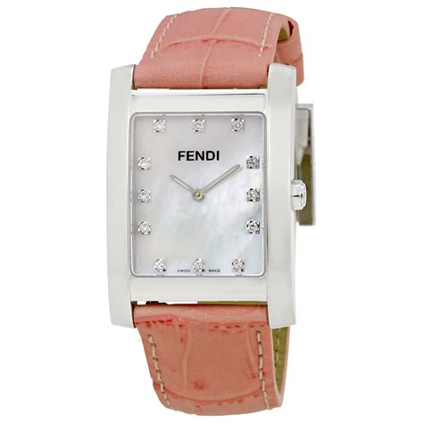 fendi watch leather|fendi mother of pearl.